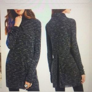 Free People Stone Cold Turtleneck Slit Back
